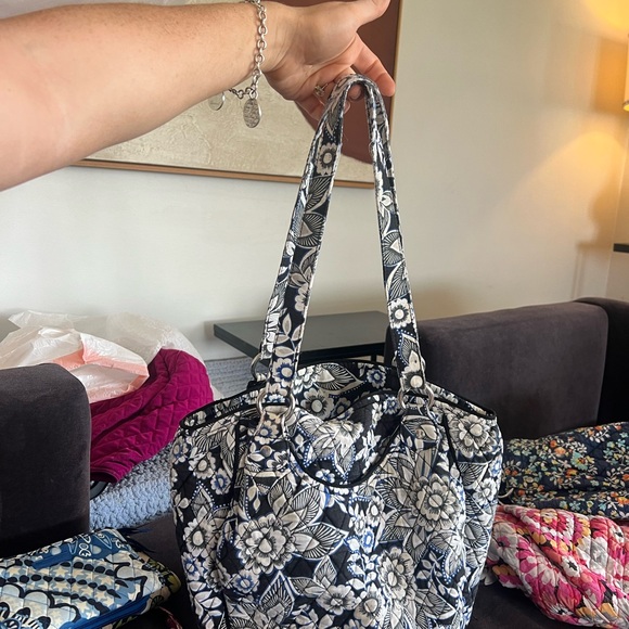 Blue and black Vera Bradley purse - Picture 2 of 4